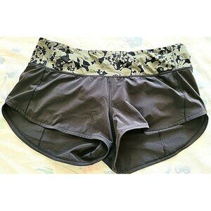 LULULEMON WOMEN'S RUNNING SPEED PULL ON  SHORTS SIZE 6  # 363
